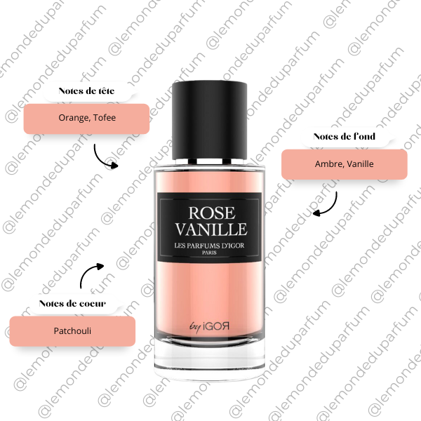Extrait de Parfum Rose Vanille Les Parfums d'Igor