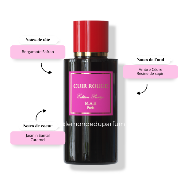 Extrait de Parfum Cuir Rouge MAH Paris