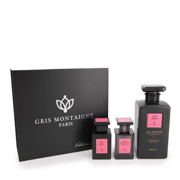 Coffret 3 pièces Mya Belle de Gris Montaigne Paris