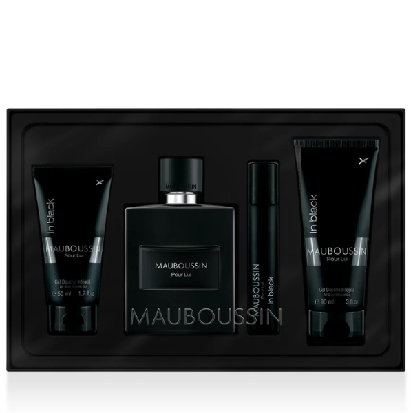 Coffret Homme 4 pièces In Black Mauboussin