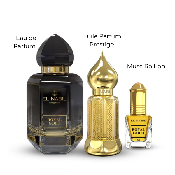 Coffret 3 pièces Royal Gold El Nabil