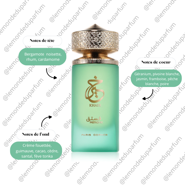 Eau de Parfum Khair Pistachio Paris Corner