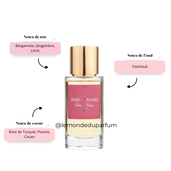 Extrait de Parfum Rose Caramel MAH Paris