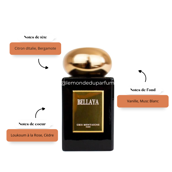 Extrait de Parfum Bellaya Gris Montaigne