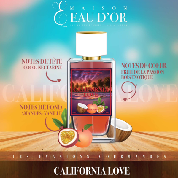 Extrait de Parfum California Love Maison Eau d'Or