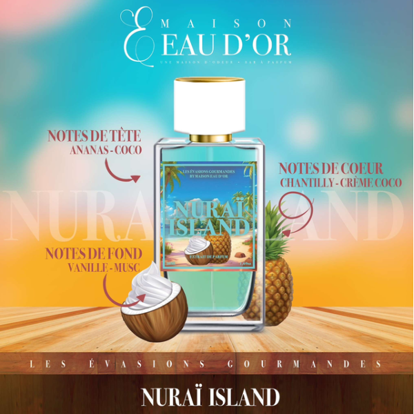 Extrait de Parfum Nuraï Island Maison Eau d'Or