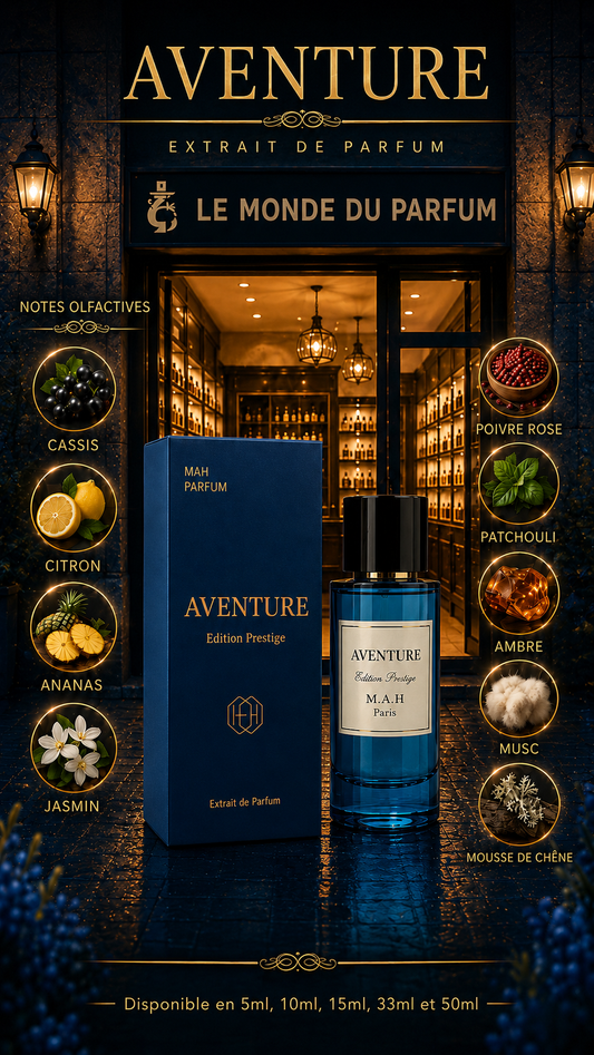 Aventure MAH Paris – Extrait de Parfum Fruité et Citronné