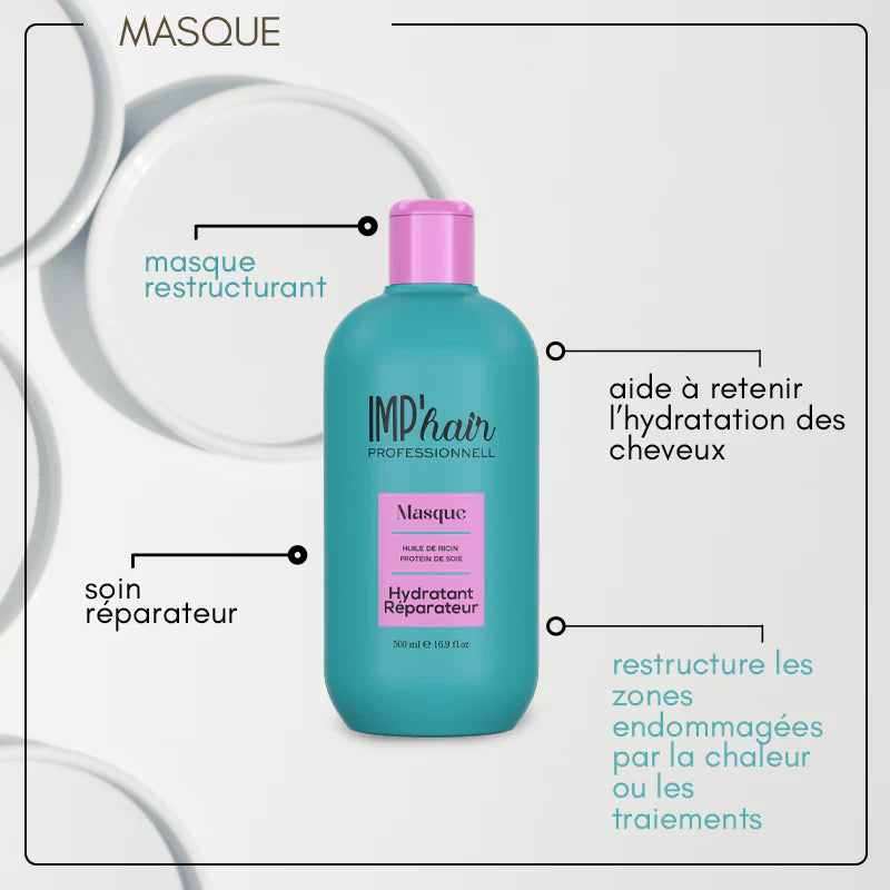 Imp'hair professionnel Masque + Sérum + Shampoing